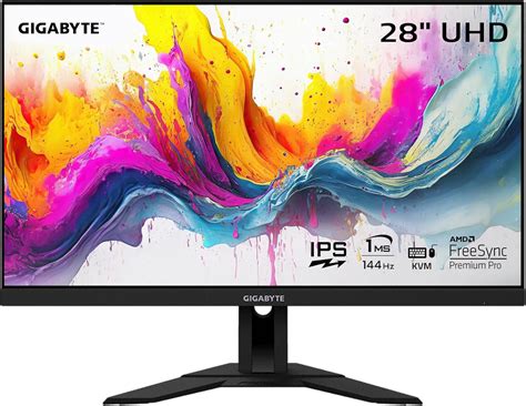 Gigabyte M28U 28 4K UHD Edge LED Gaming LCD Monitor.